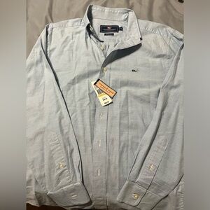 NWT MENS VINEYARD VINES lite BLUE BUTTON DOWN